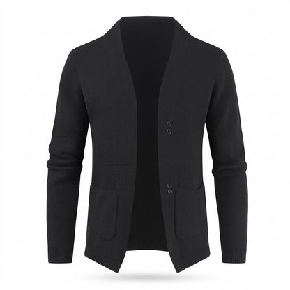 Allsaints Leather - Lazan | Structured Buttoned Knit Cardigan Men