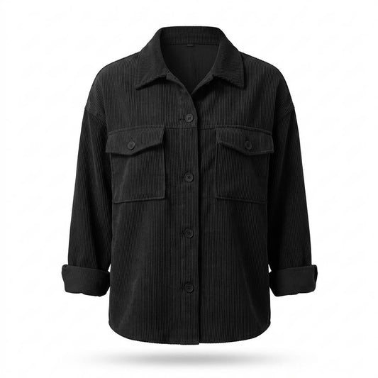 Allsaints Leather - Vasel | Corduroy Button-Down Jacket Women