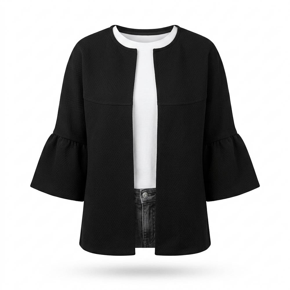 Allsaints Leather - Daken | Structured Flared-Sleeve Jacket Women