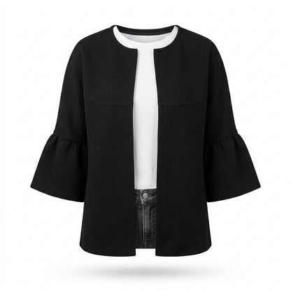 Allsaints Leather - Daken | Structured Flared-Sleeve Jacket Women