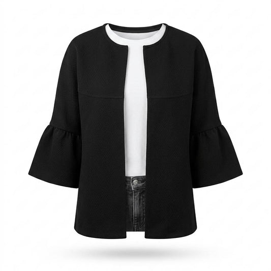Allsaints Leather - Daken | Structured Flared-Sleeve Jacket Women