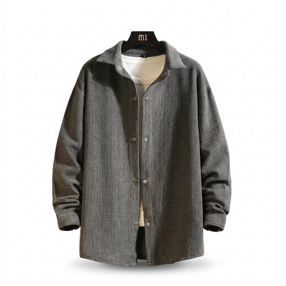 Allsaints Leather - Neram | Textured Snap-Button Shirt Men