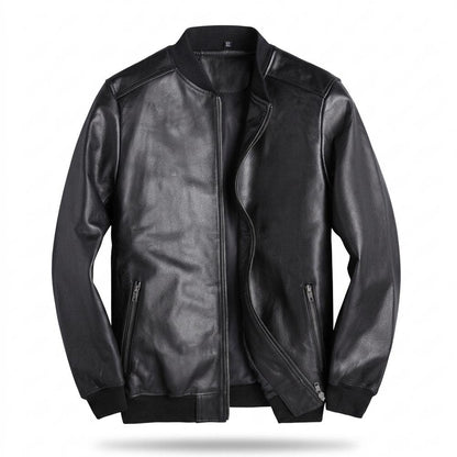 Allsaints Leather - Kedar | Zip-Up Grained Leather Jacket Men