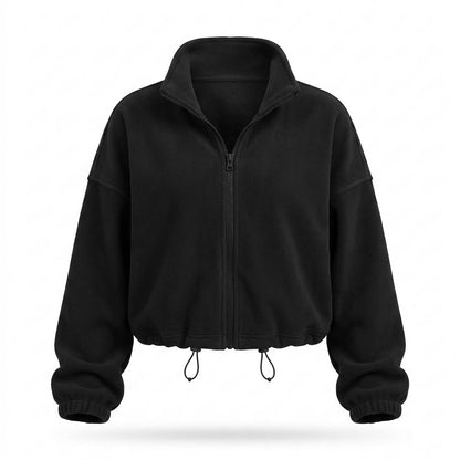 Allsaints Leather - Rivel | Fleece Zip-Up Jacket Women