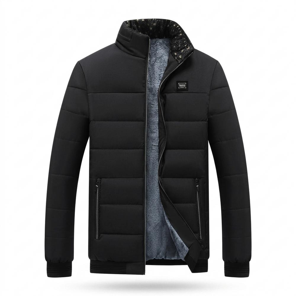 Allsaints Leather - Nomer | Quilted Fleece-Lined Jacket Men