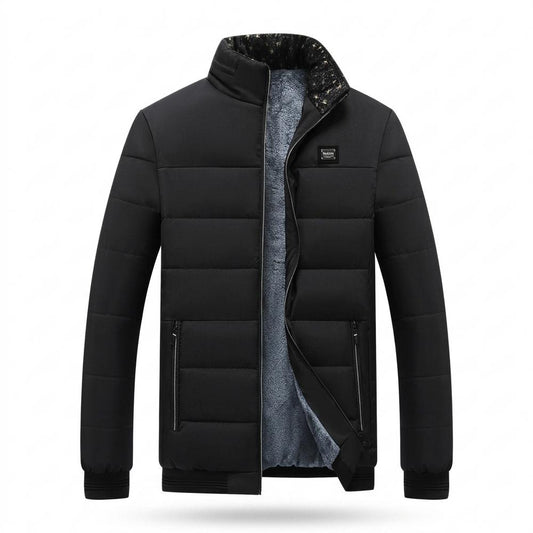 Allsaints Leather - Nomer | Quilted Fleece-Lined Jacket Men