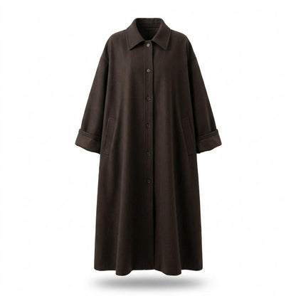 Allsaints Leather - Romir | Oversized Single-Breasted Coat Women