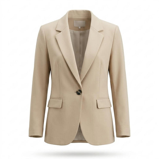 Allsaints Leather - Tiren | Single-Breasted Notched Lapel Blazer Women