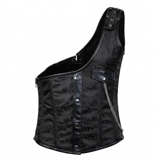 Allsaints Leather - Momas | Asymmetrical Brocade Top Women