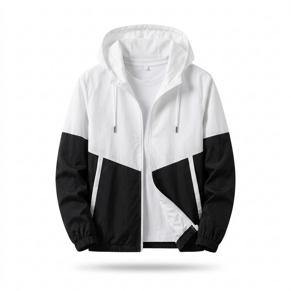 Allsaints Leather - Setur | Hooded Color-Block Jacket Unisex