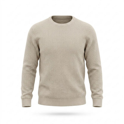 Allsaints Leather - Novan | Textured Knit Crewneck Sweater Men