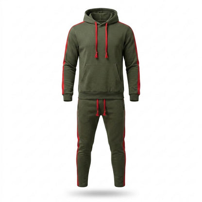 Allsaints Leather - Sanav | Striped Hooded Suit Men