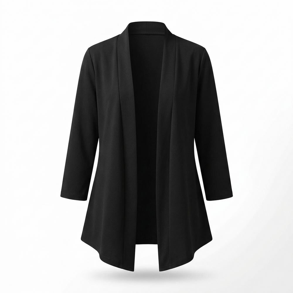 Allsaints Leather - Vazan | Open-Front Draped Cardigan Women