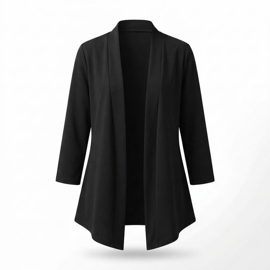 Allsaints Leather - Vazan | Open-Front Draped Cardigan Women