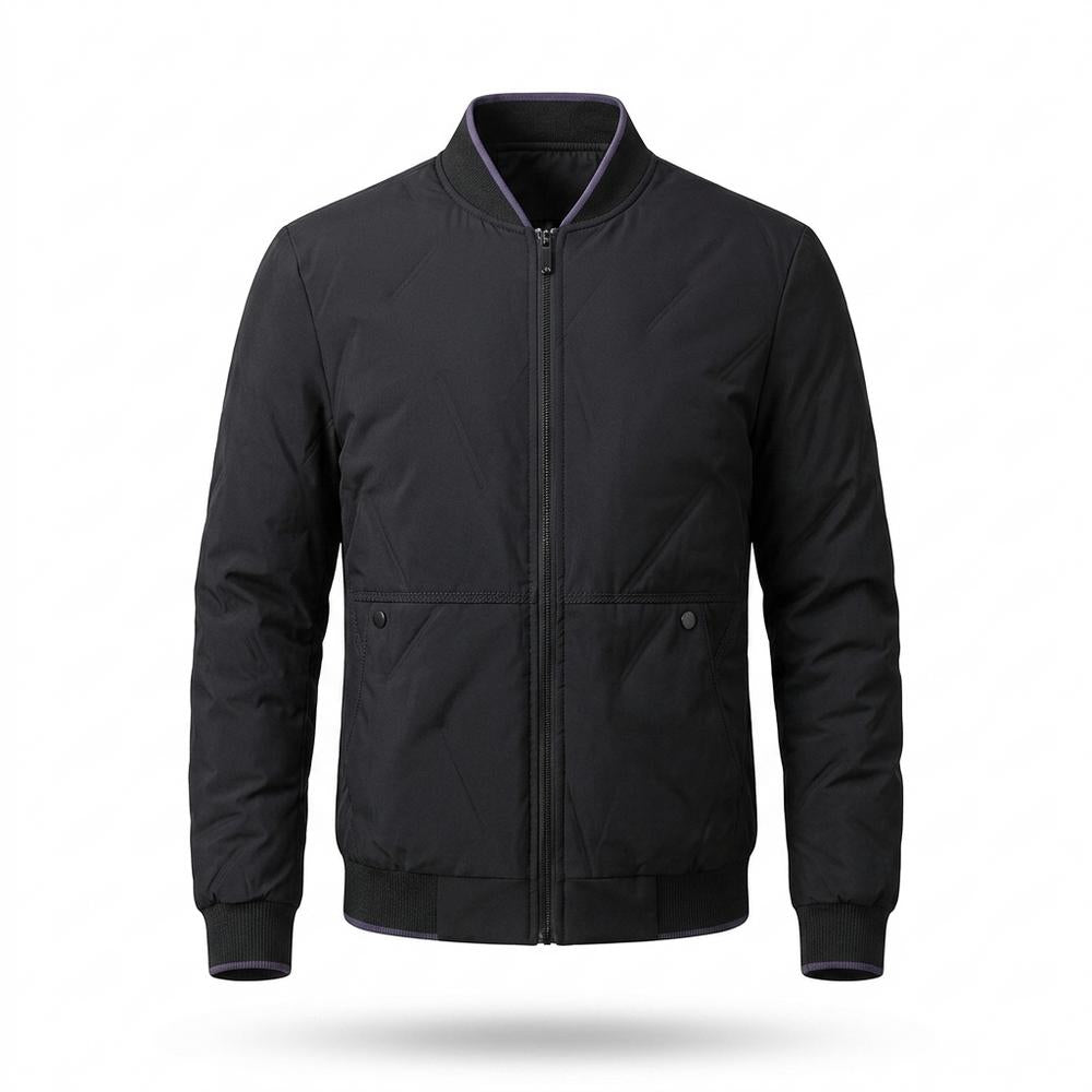 Allsaints Leather - Coron | Quilted Zip-Up Jacket Men