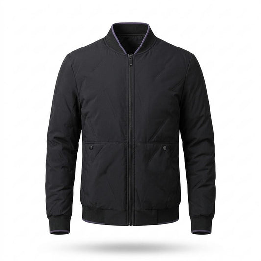 Allsaints Leather - Coron | Quilted Zip-Up Jacket Men