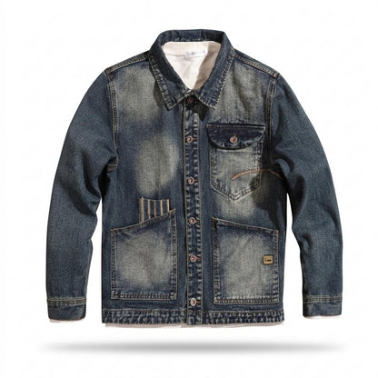 Allsaints Leather - Yokar | Washed Lined Denim Jacket Men