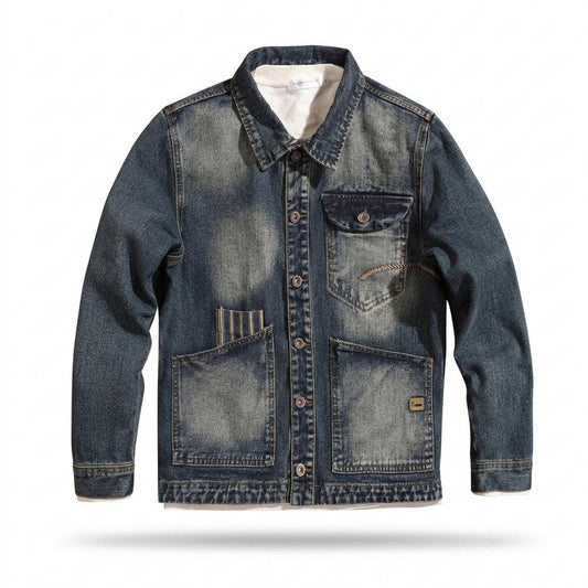 Allsaints Leather - Yokar | Washed Lined Denim Jacket Men