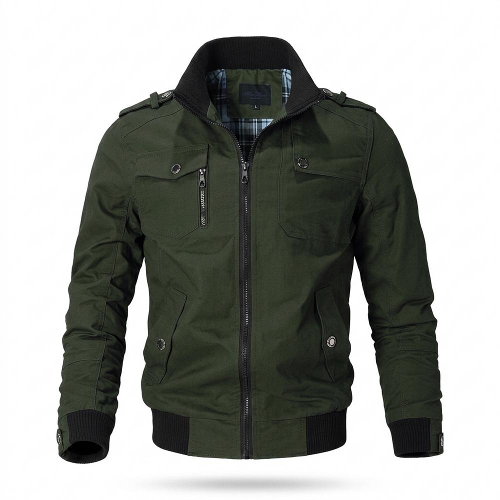 Allsaints Leather - Saser | Lined Multi-Pocket Jacket Men