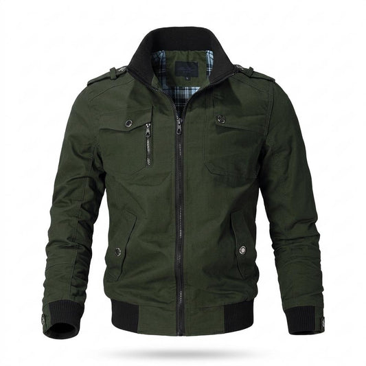 Allsaints Leather - Saser | Lined Multi-Pocket Jacket Men