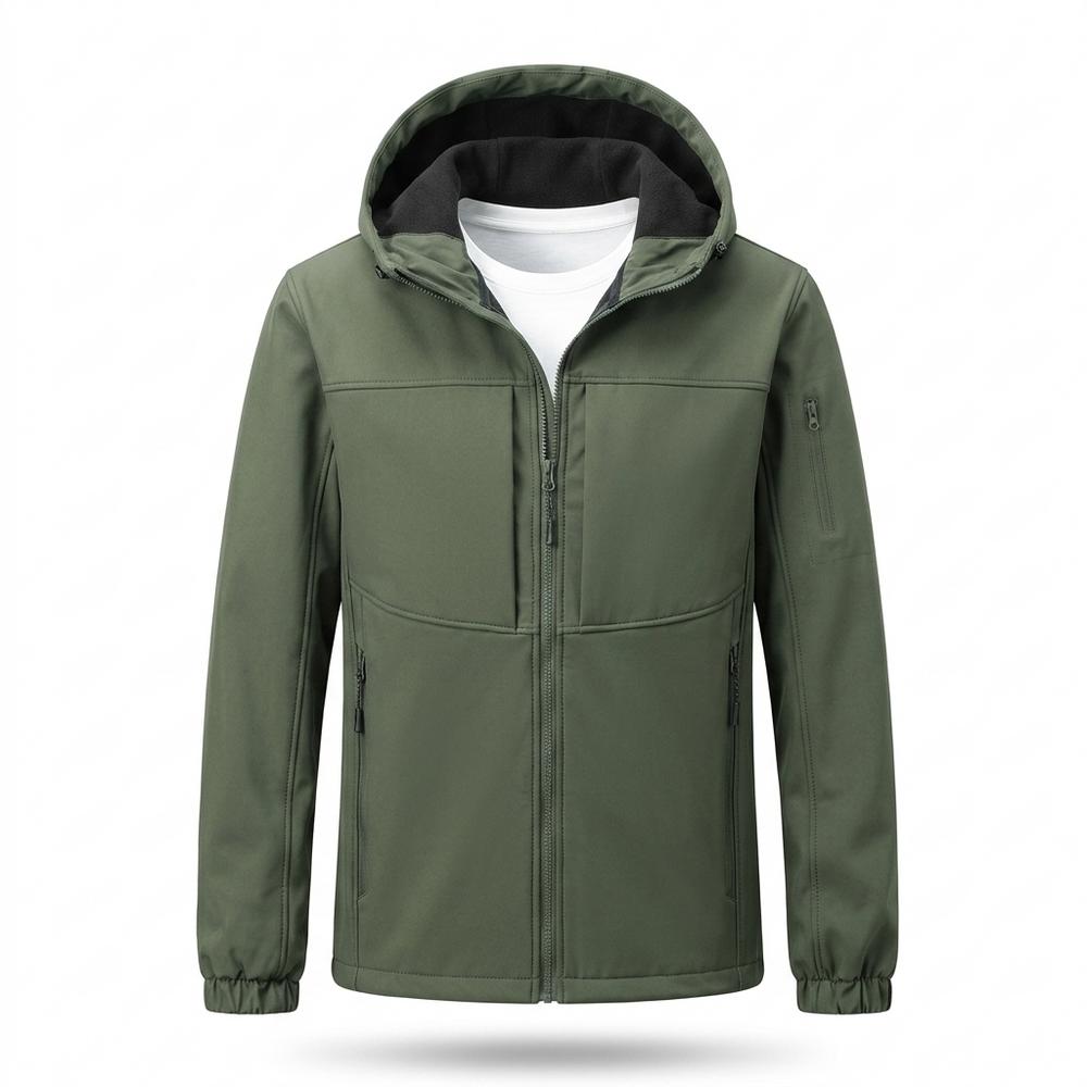 Allsaints Leather - Kevar | Hooded Softshell Jacket Men