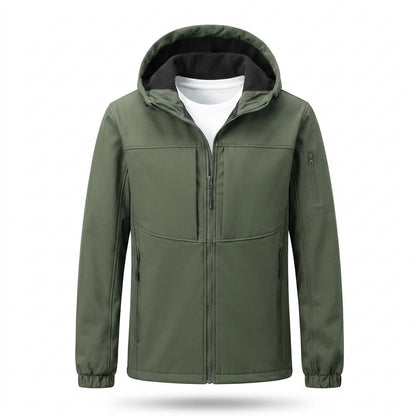 Allsaints Leather - Kevar | Hooded Softshell Jacket Men