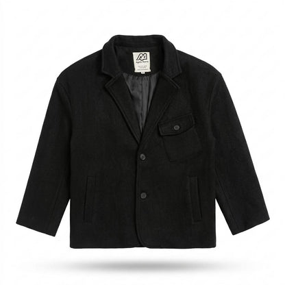 Allsaints Leather - Nisan | Single-Breasted Loose-Fit Jacket Unisex