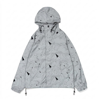 Allsaints Leather - Raren | Reflective Hooded Jacket Unisex