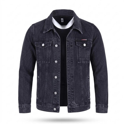 Allsaints Leather - Lorev | Buttoned Washed Denim Jacket Men