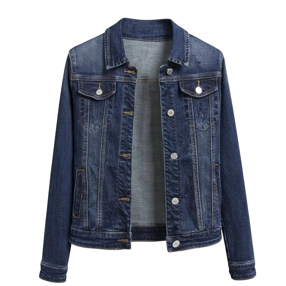 Allsaints Leather - Nevar | Washed Button-Front Denim Jacket Women