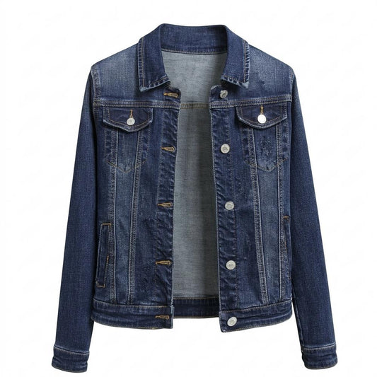 Allsaints Leather - Nevar | Washed Button-Front Denim Jacket Women