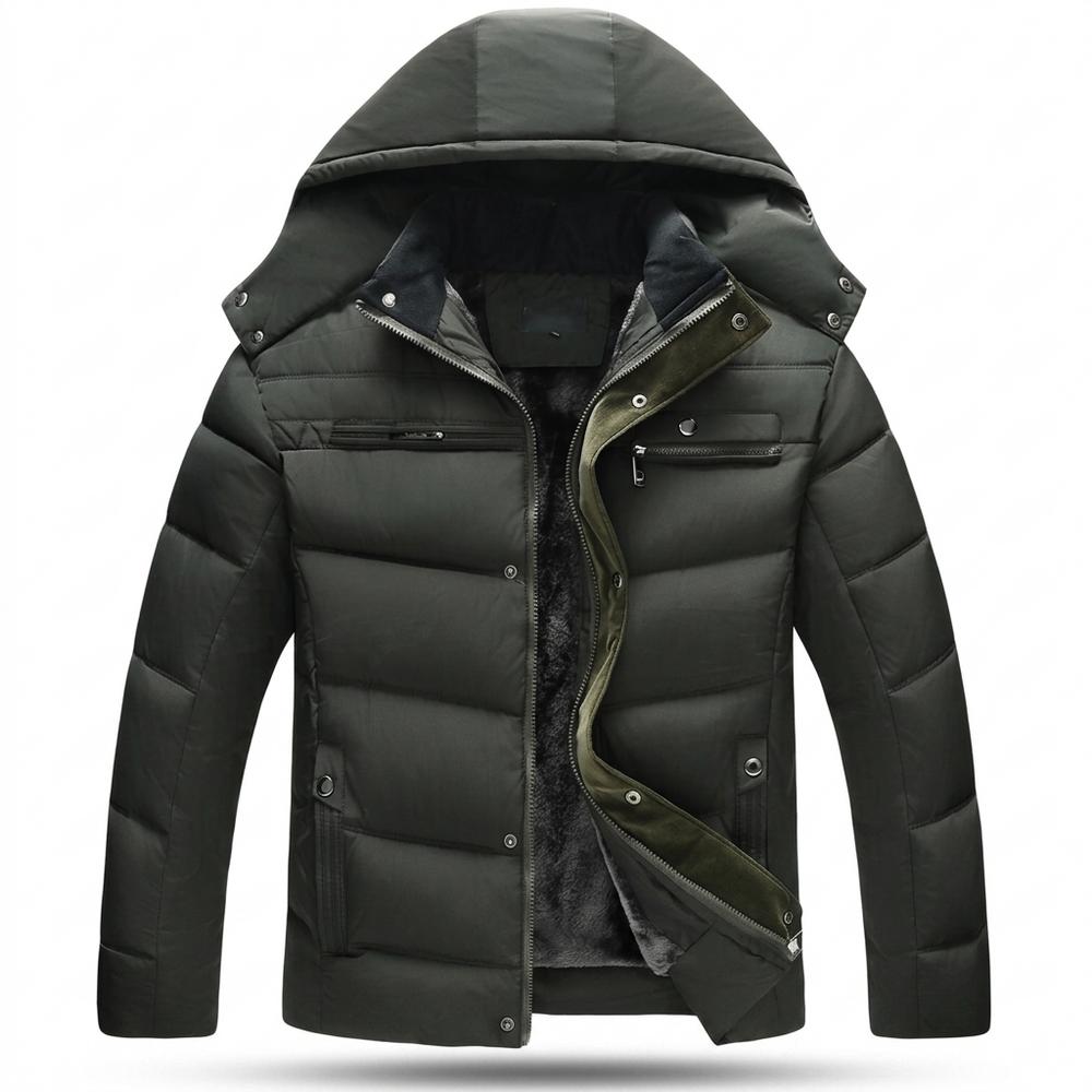Allsaints Leather - Arran | Quilted Hooded Jacket Men