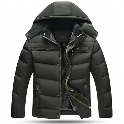 Allsaints Leather - Arran | Quilted Hooded Jacket Men