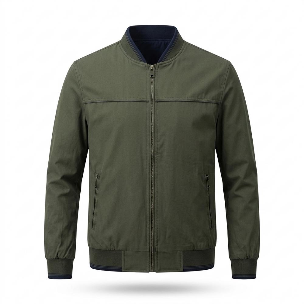 Allsaints Leather - Neral | Reversible Zip-Up Jacket Men