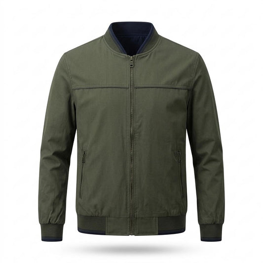 Allsaints Leather - Neral | Reversible Zip-Up Jacket Men