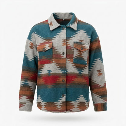 Allsaints Leather - Lesol | Patterned Buttoned Jacket Unisex