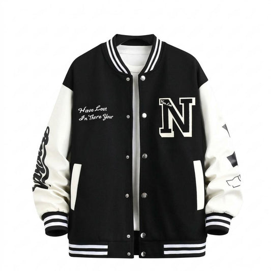 Allsaints Leather - Marel | Embroidered Snap-Button Jacket Unisex