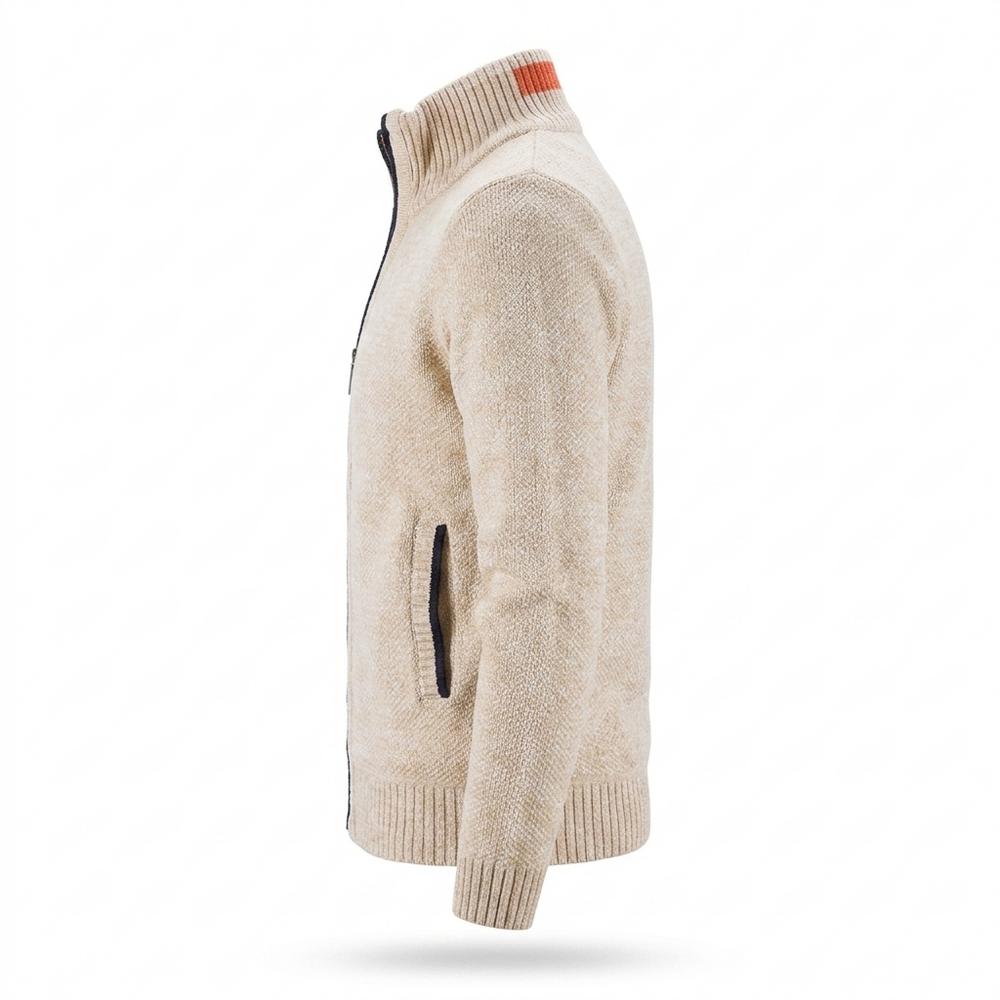 Allsaints Leather - Vilom | Structured Lined Knit Cardigan Men