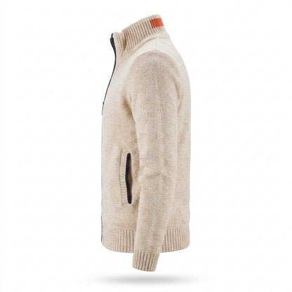 Allsaints Leather - Vilom | Structured Lined Knit Cardigan Men