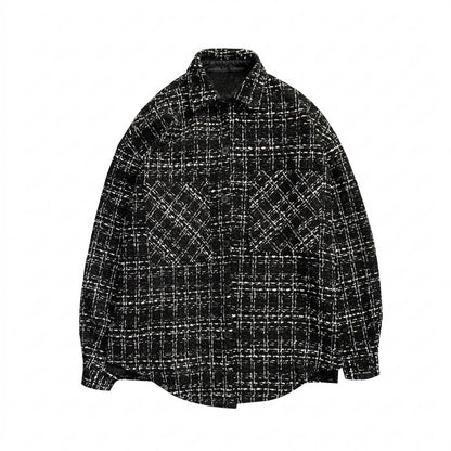 Allsaints Leather - Nusuk | Textured Checked Shirt Unisex