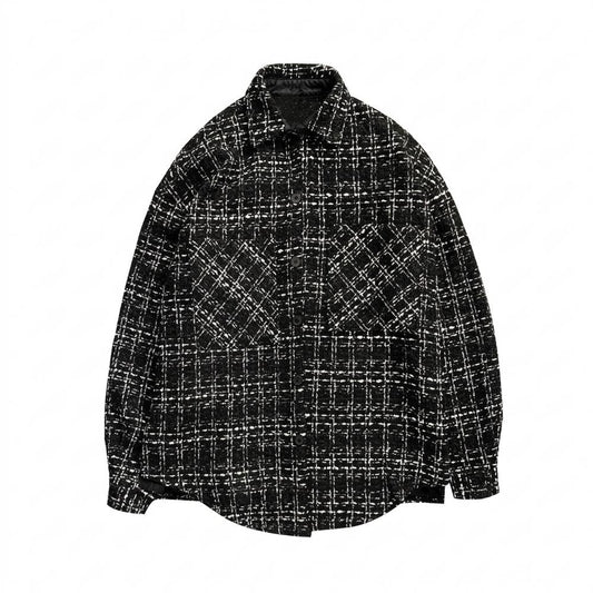 Allsaints Leather - Nusuk | Textured Checked Shirt Unisex