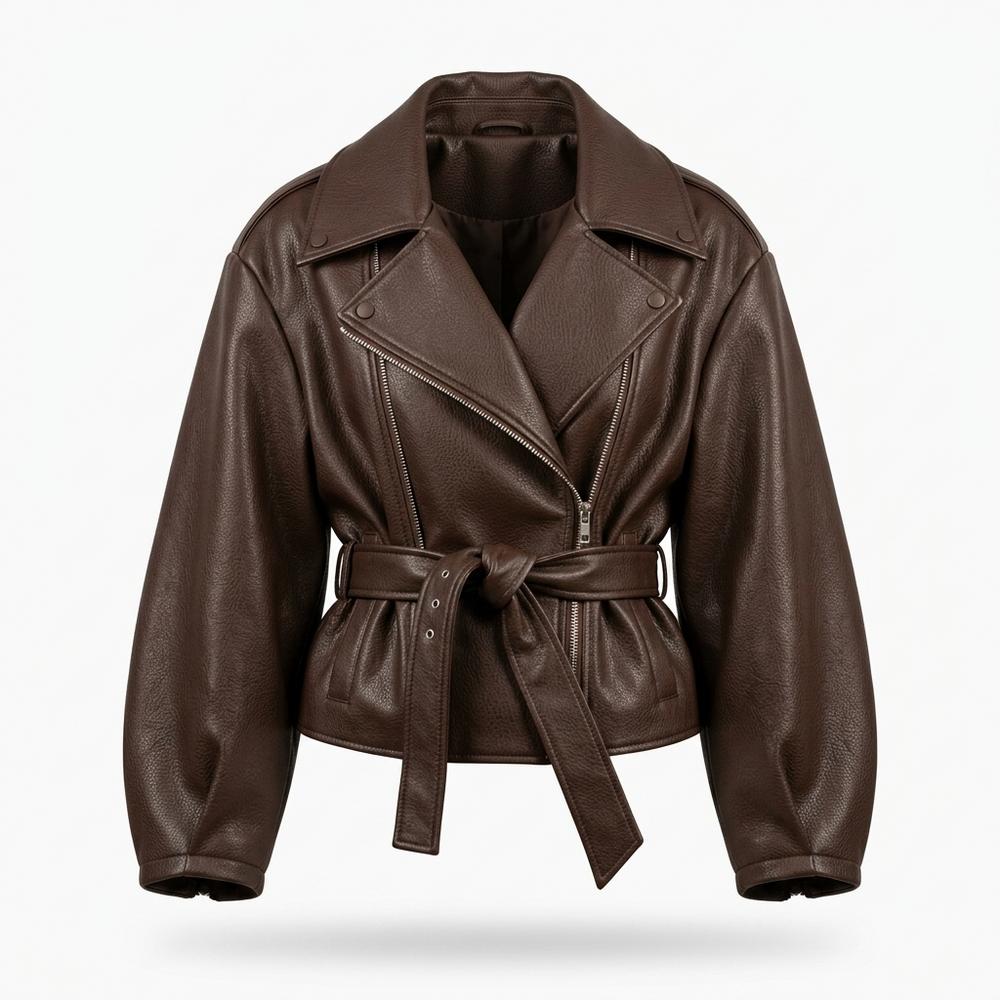 Allsaints Leather - Talen | Belted Oversized Leather Jacket Women