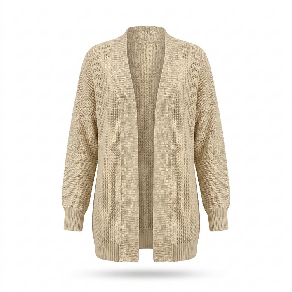 Allsaints Leather - Vivan | Rib-Knit Open-Front Knit Cardigan Women