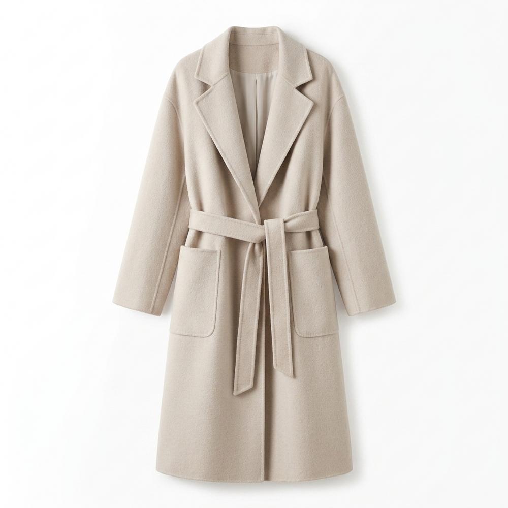 Allsaints Leather - Sesen | Belted Wool Coat Women