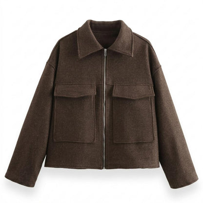Allsaints Leather - Keken | Textured Zip-Up Jacket Women