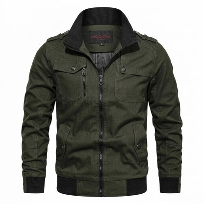 Allsaints Leather - Tilin | Zip-Up Stand-Collar Jacket Men