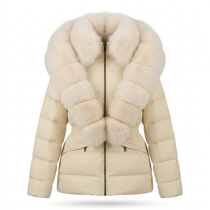 Allsaints Leather - Camon | Quilted Fur-Trimmed Jacket Women