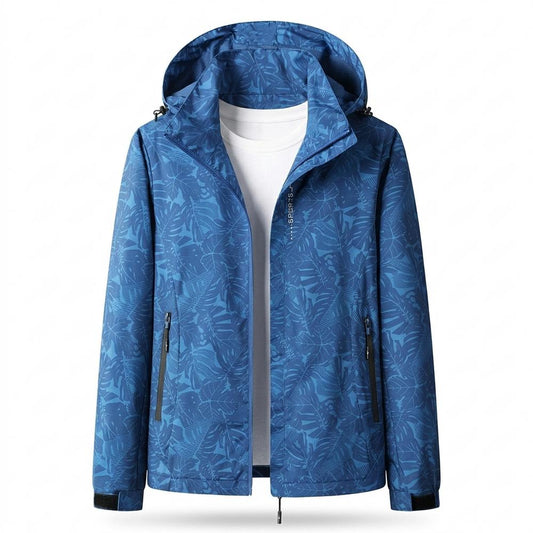 Allsaints Leather - Alser | Patterned Hooded Jacket Men
