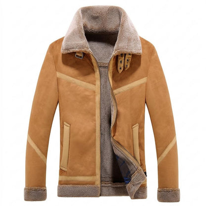 Allsaints Leather - Tisen | Shearling-Lined Zip-Up Jacket Men