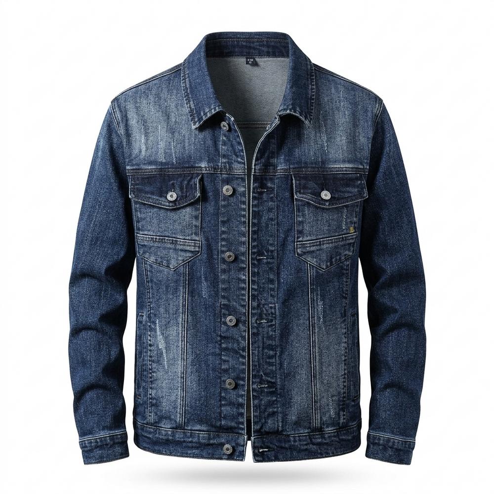 Allsaints Leather - Taver | Washed Button-Front Denim Jacket Men